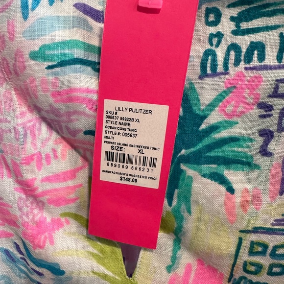 Lilly Linen Tunic top - Picture 2 of 3